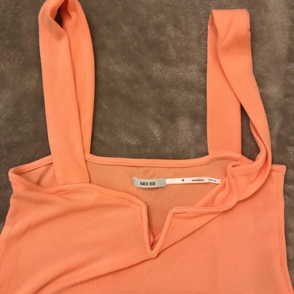 Orange Kimchi Blue Crop Top - Picture 3 of 6
